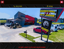 Tablet Screenshot of hurricaneoffroad.com